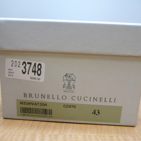 Brunello Cucinelli Fashion Suede Running Sneakers - Picture 8 of 8